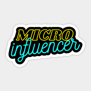 Micro influencer Sticker